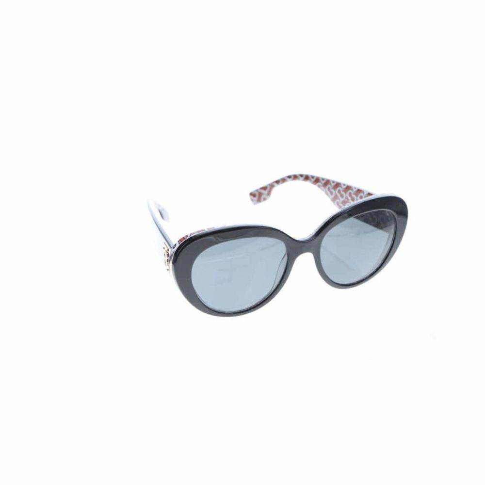 BURBERRY Sunglasses Non-Polarized BE 4298 382287 Black On Print Tb Red NEW